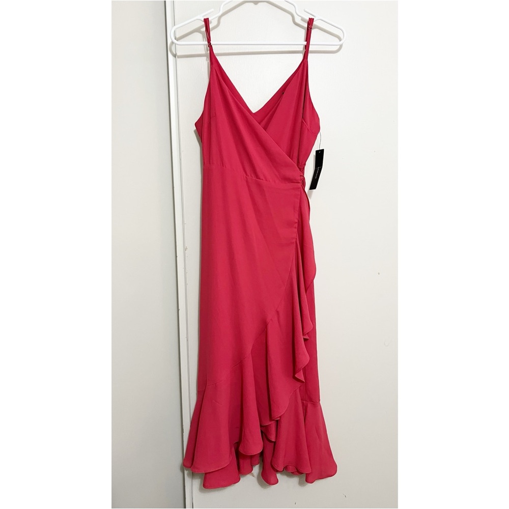 NET Lulus Pink Spaghetti Strap Wrap Dress S - Picture 1 of 8